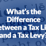 tax lien and tax levy